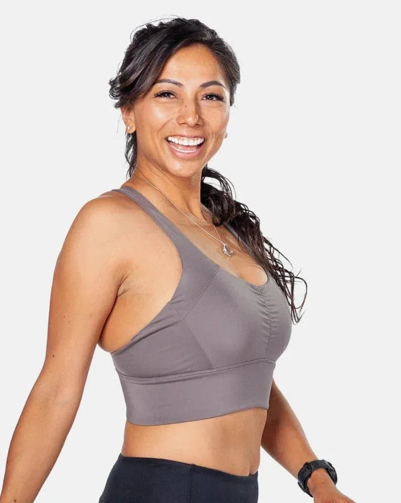 gametime bra – magnetic gray