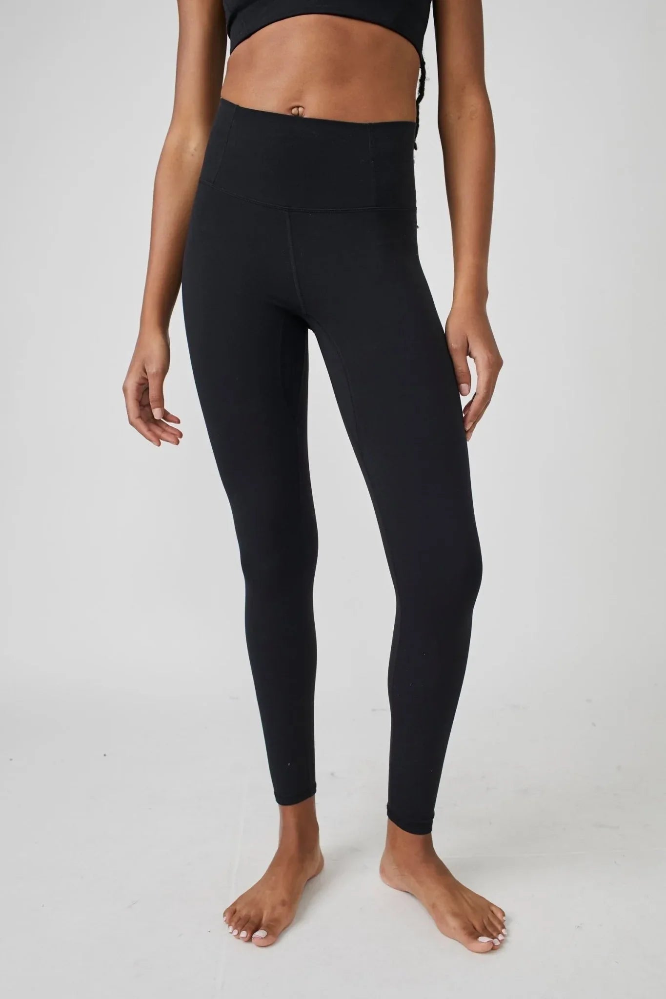 never better high waisted leggings -black