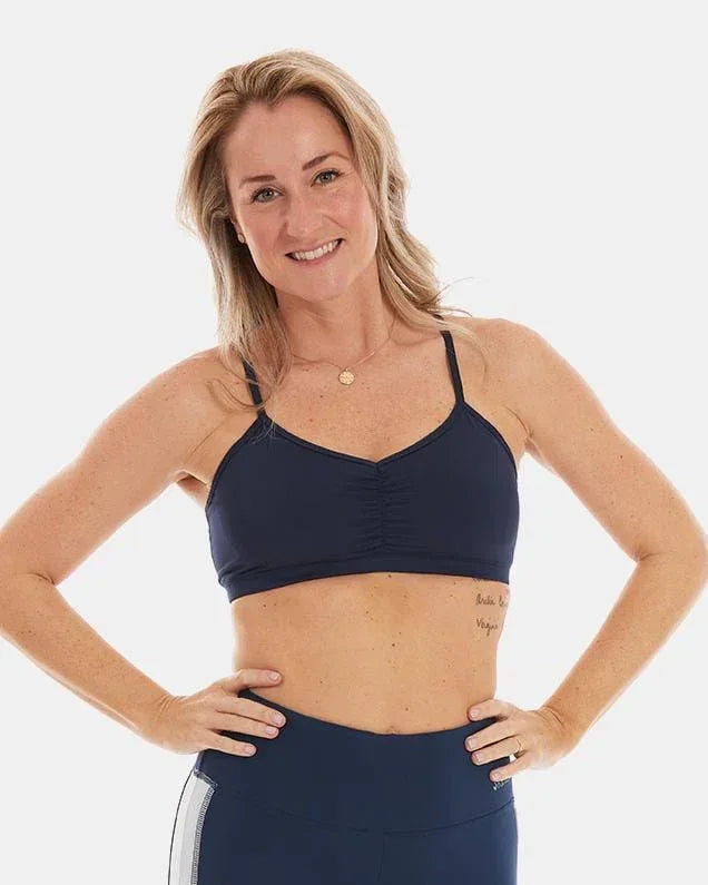 adjustable bra – night swim navy