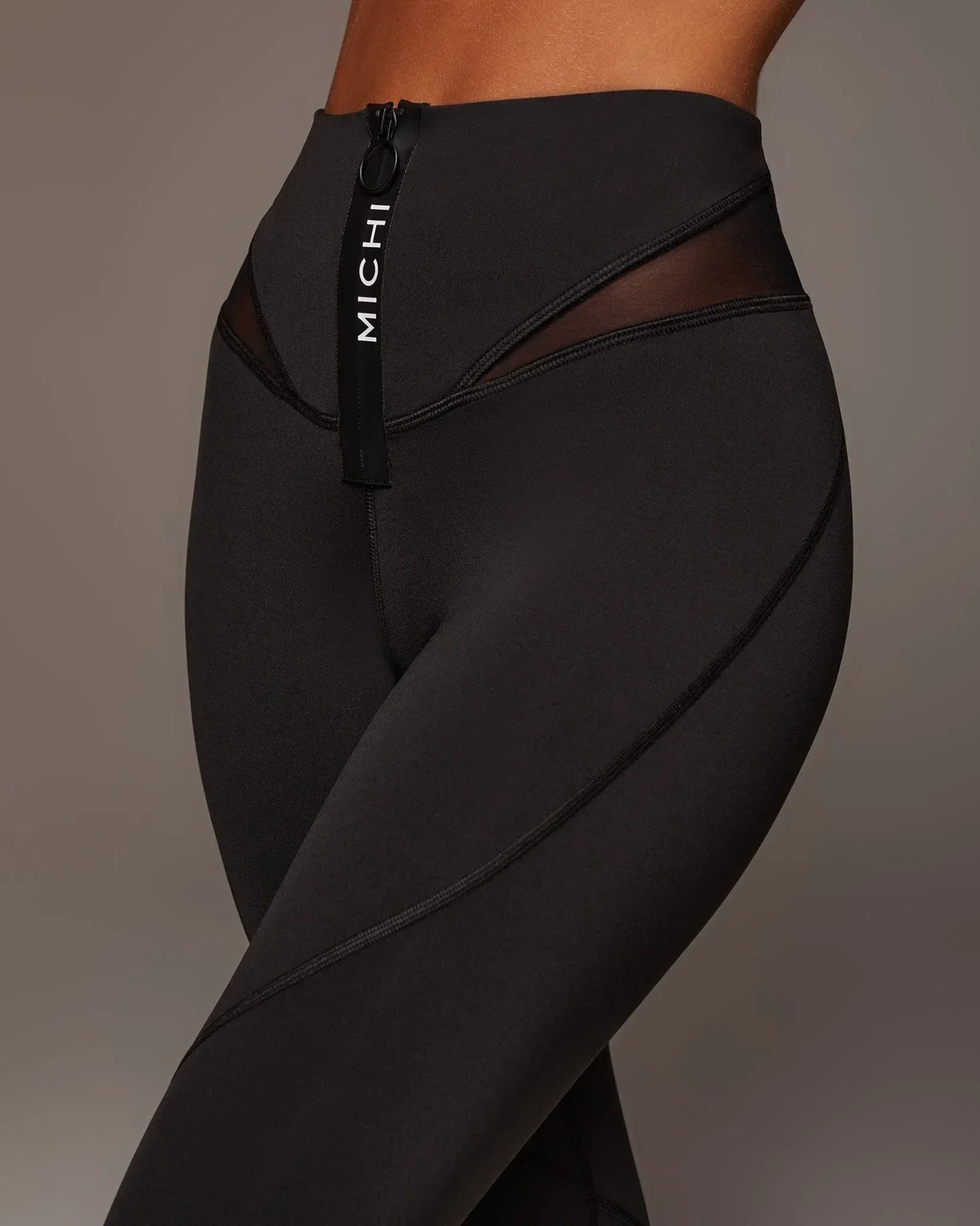 helios leggings – high waisted mesh inserts