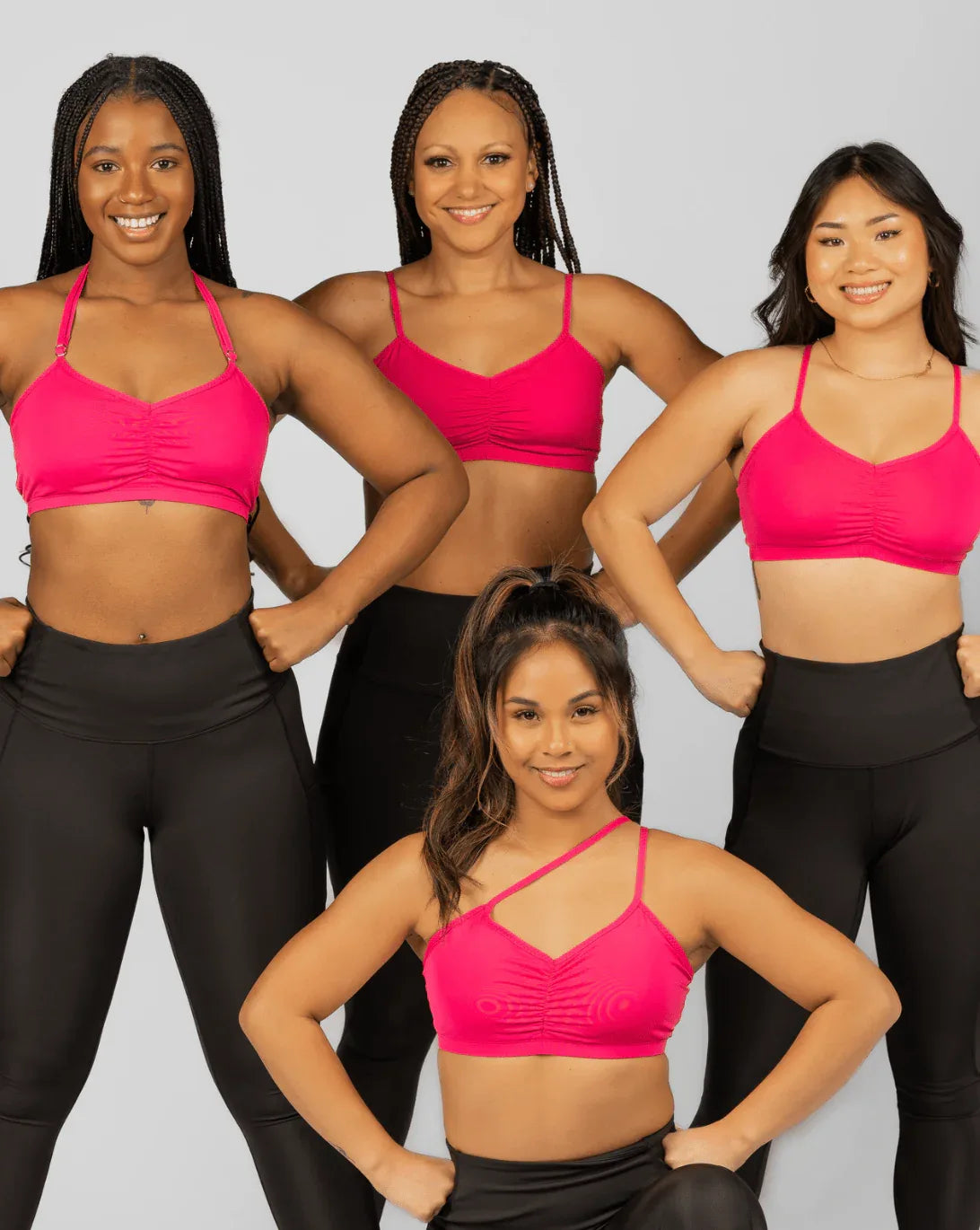 supportive and stylish adjustable bra collection for active women