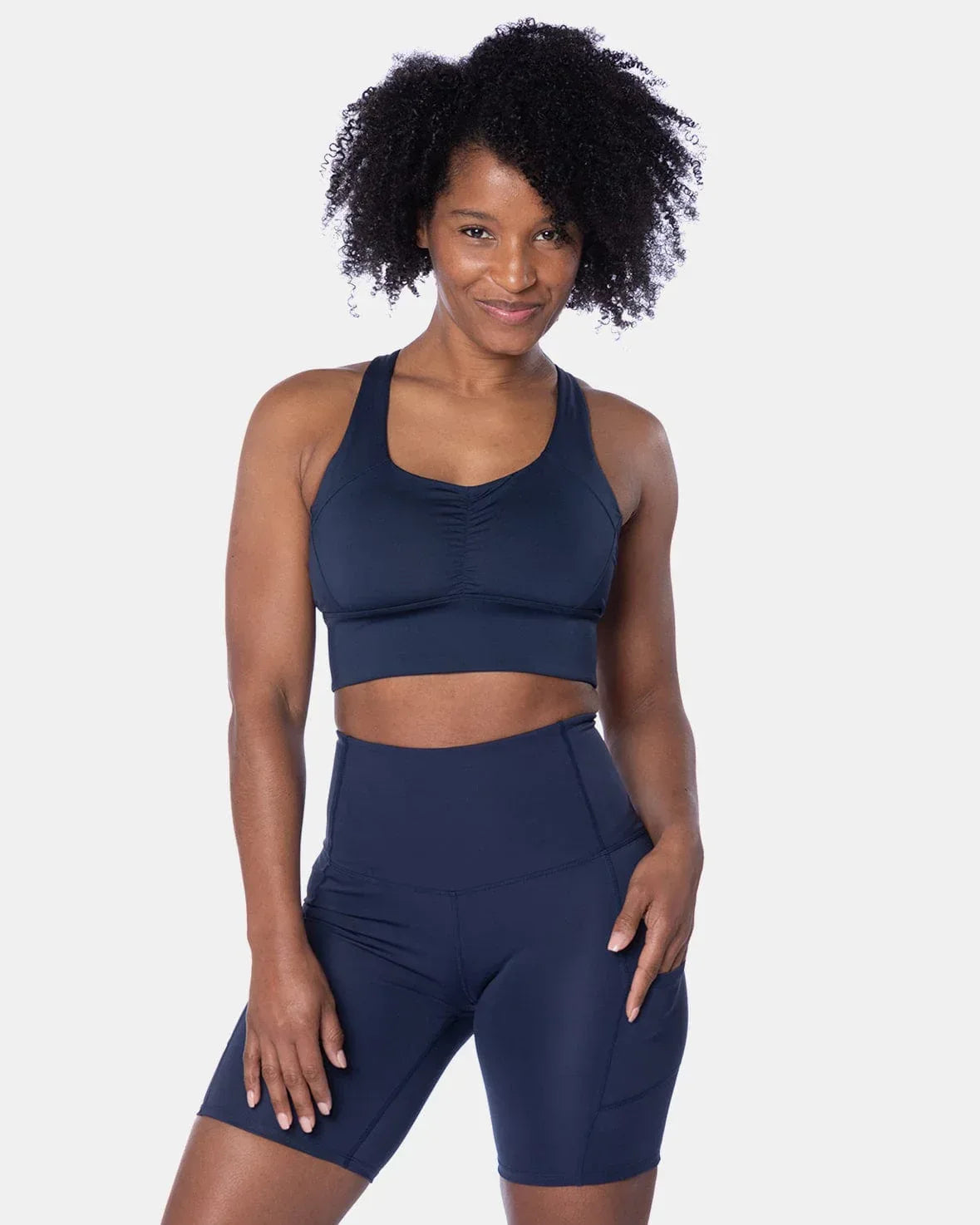 SS22-Handful-Hi-There-Short-NavyBack - Evolve Fit Wear - SS22-Handful-Hi-There-Short-NavyBack