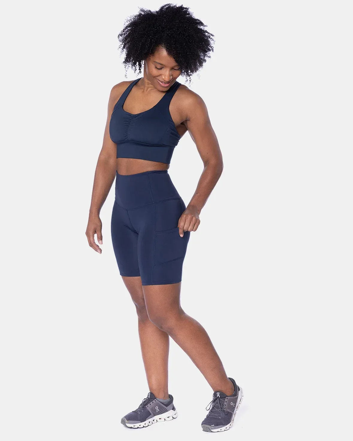 SS22-Handful-Hi-There-Short-NavyFullBody - Evolve Fit Wear - SS22-Handful-Hi-There-Short-NavyFullBody