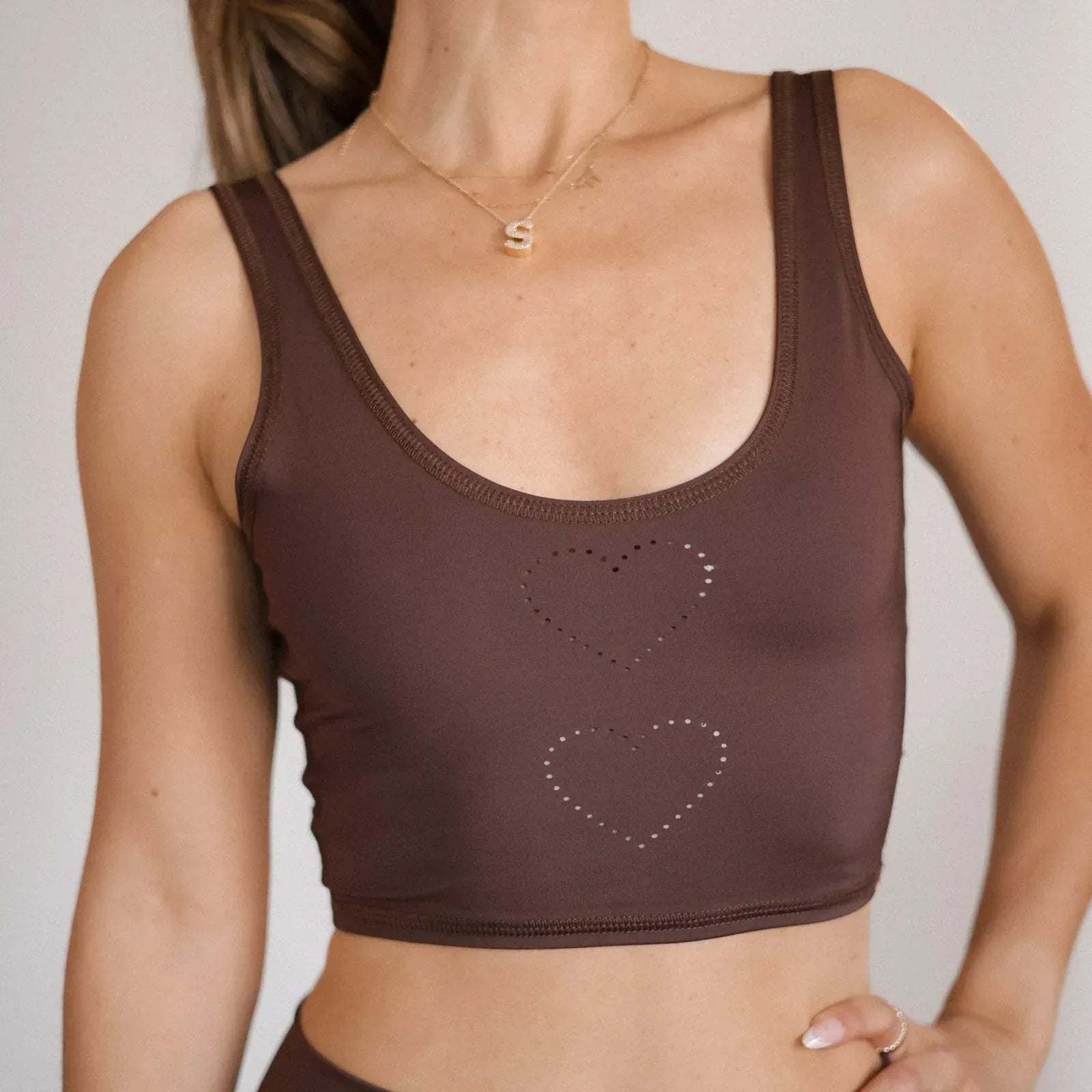 WithLoveCacaoHotLoverTankFront - Evolve Fit Wear - WithLoveCacaoHotLoverTankFront