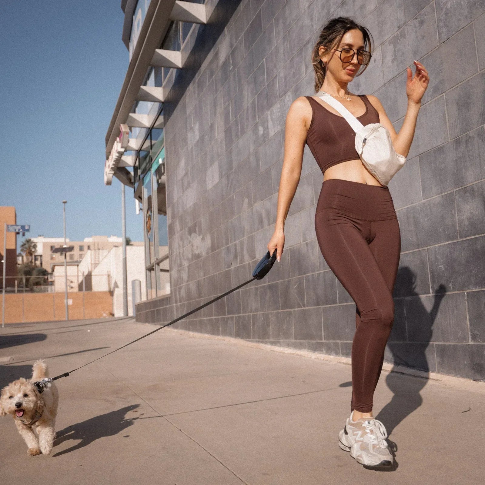 WithLoveCacaoHotPantfrontLifestyle - Evolve Fit Wear - WithLoveCacaoHotPantfrontLifestyle